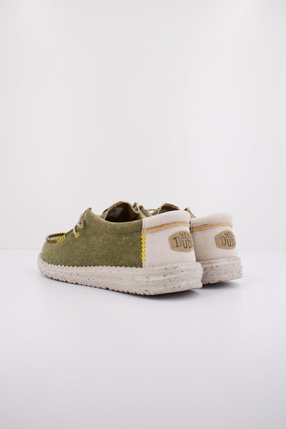 HEY DUDE WALLY COASTLINE JUTE en color OLIVE  (4)