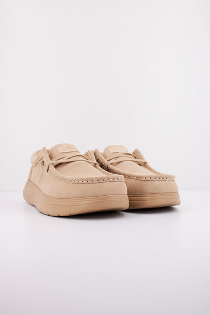 HEY DUDE WALLY X SUEDE en color TAN  (2)