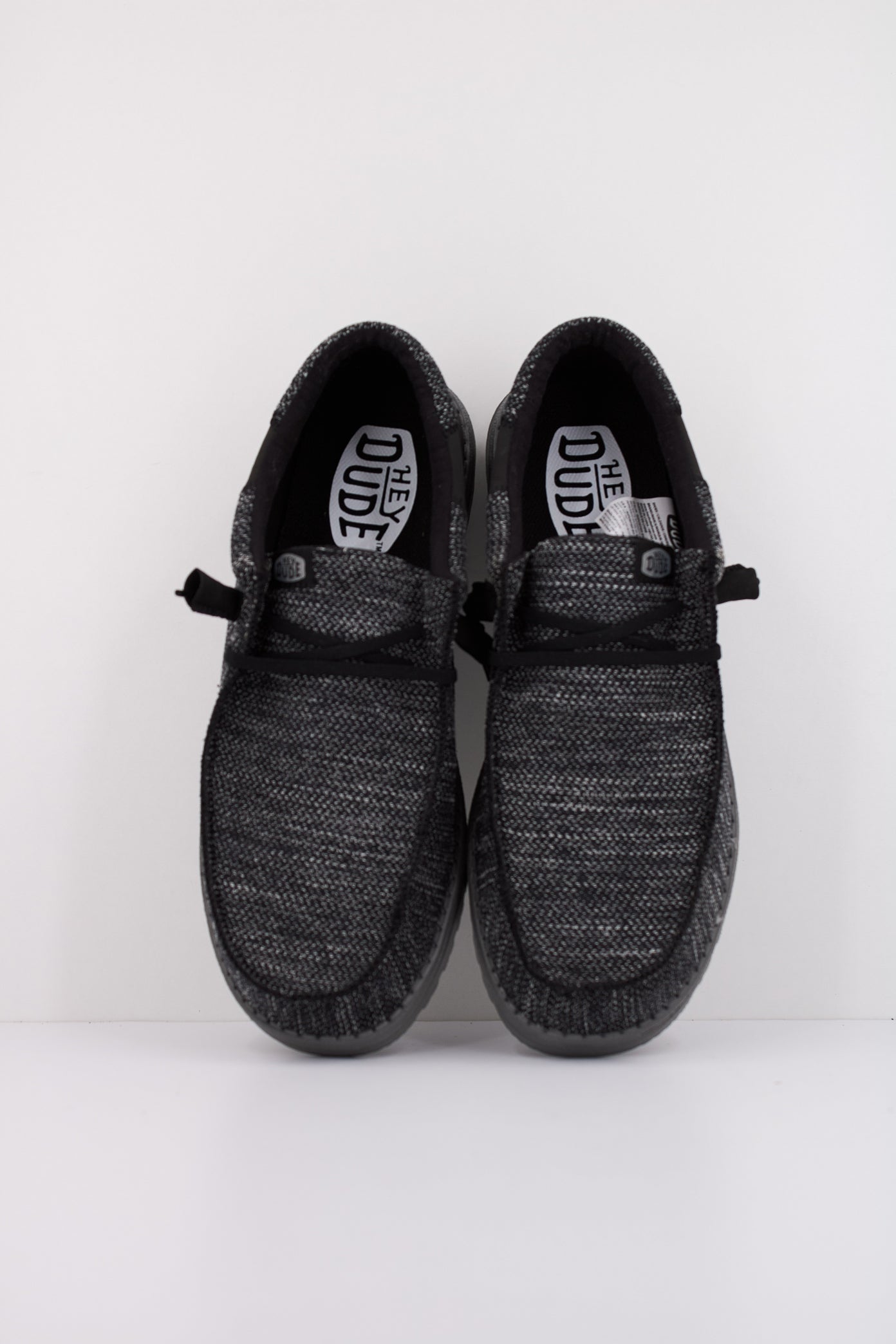 HEY DUDE WALLY STITCH FLECKED en color BLACK  (3)