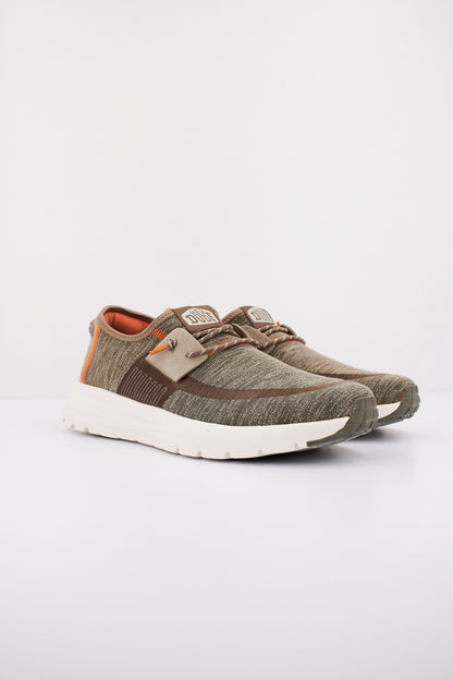 HEY DUDE SIROCCO DUAL KNIT en color GREEN  (2)