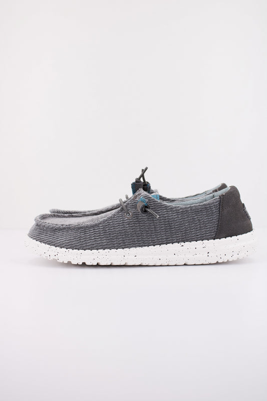 HEY DUDE WAVE CORDUROY en color CHARCOAL  (1)