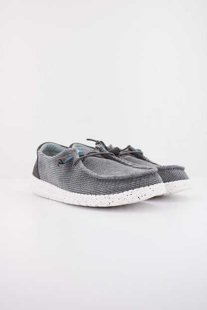 HEY DUDE WAVE CORDUROY en color CHARCOAL  (2)