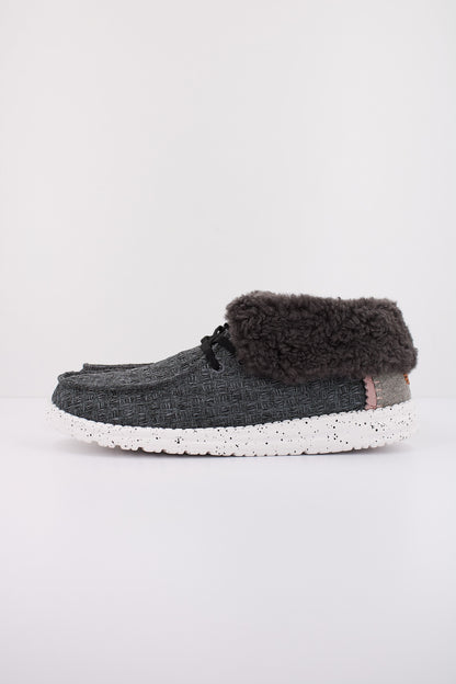 HEY DUDE WENDY FOLD STITCH CO en color BLACK  (1)