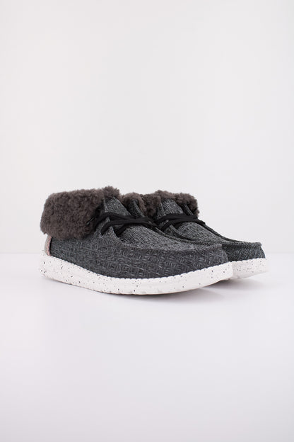 HEY DUDE WENDY FOLD STITCH CO en color BLACK  (2)