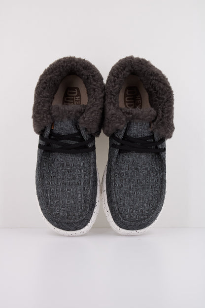 HEY DUDE WENDY FOLD STITCH CO en color BLACK  (3)