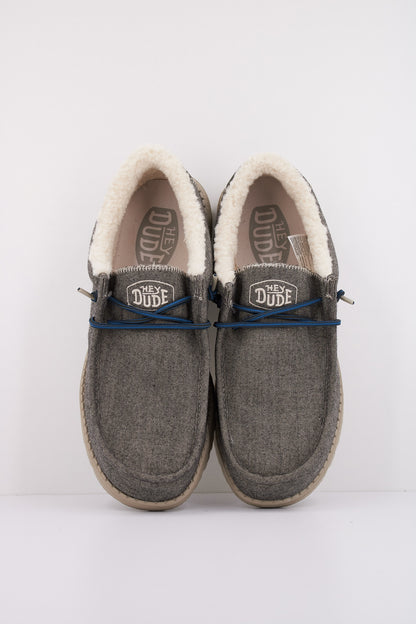 HEY DUDE WALLY HERRINGBONE en color CHOCOLATE  (3)