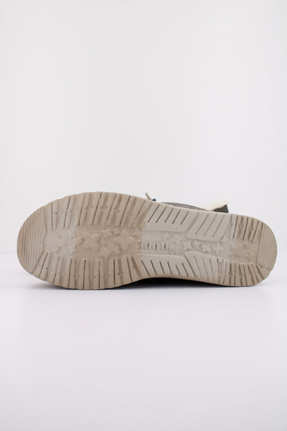 HEY DUDE WALLY HERRINGBONE en color CHOCOLATE  (5)