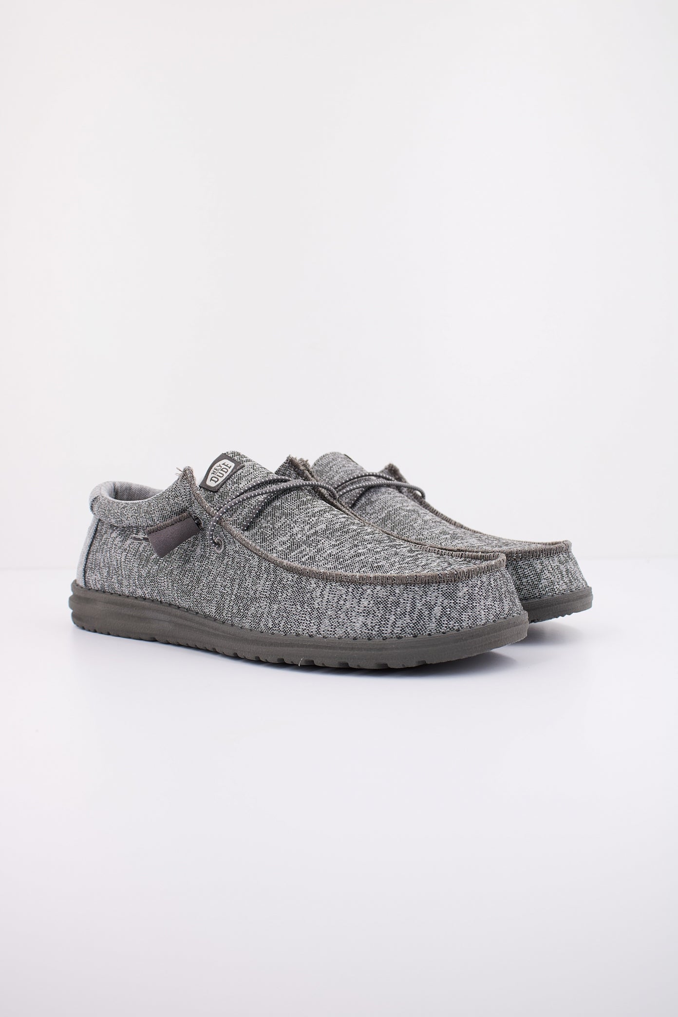 HEY DUDE WALLY SPORT KNIT en color CHARCOAL  (2)