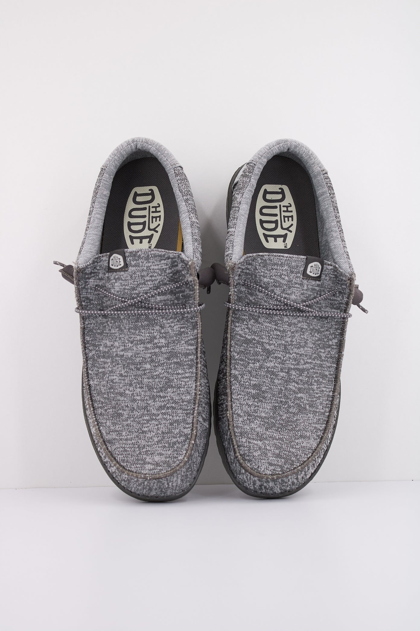 HEY DUDE WALLY SPORT KNIT en color CHARCOAL  (3)