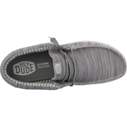 HEY DUDE WALLY STRETCH SOX en color GREY  (7)