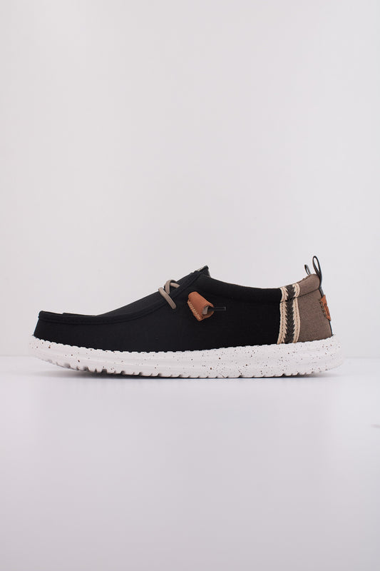 HEY DUDE WALLY SUMMER LINEN en color BLKWLN  (1)