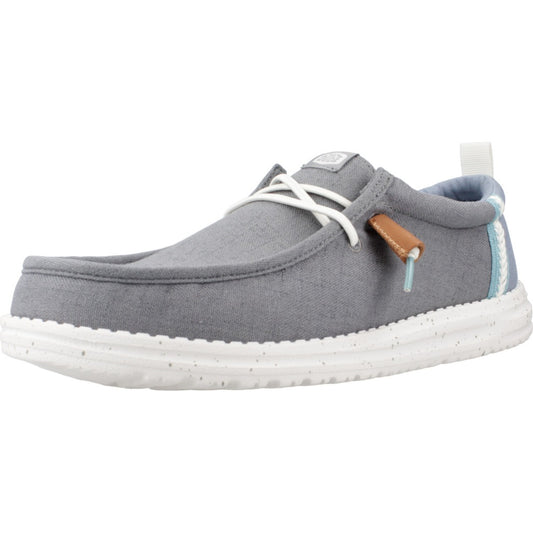 HEY DUDE WALLY SUMMER LINEN en color GRYFDD  (1)
