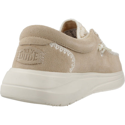HEY DUDE WENDY COMF SUEDE CRO en color CRMMLT  (3)