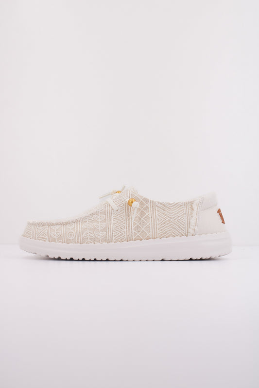 HEY DUDE WENDY CROCHET LACE en color WHTGLD  (1)
