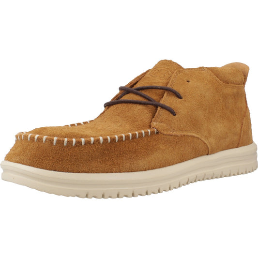 HEY DUDE WALLY NXT MID en color BROWN  (1)