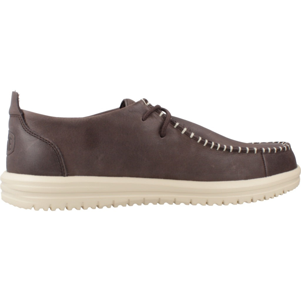 HEY DUDE WALLY NXT MOC LEATHE en color BROWN  (4)