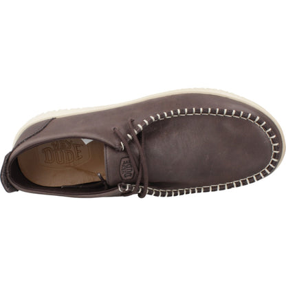 HEY DUDE WALLY NXT MOC LEATHE en color BROWN  (7)