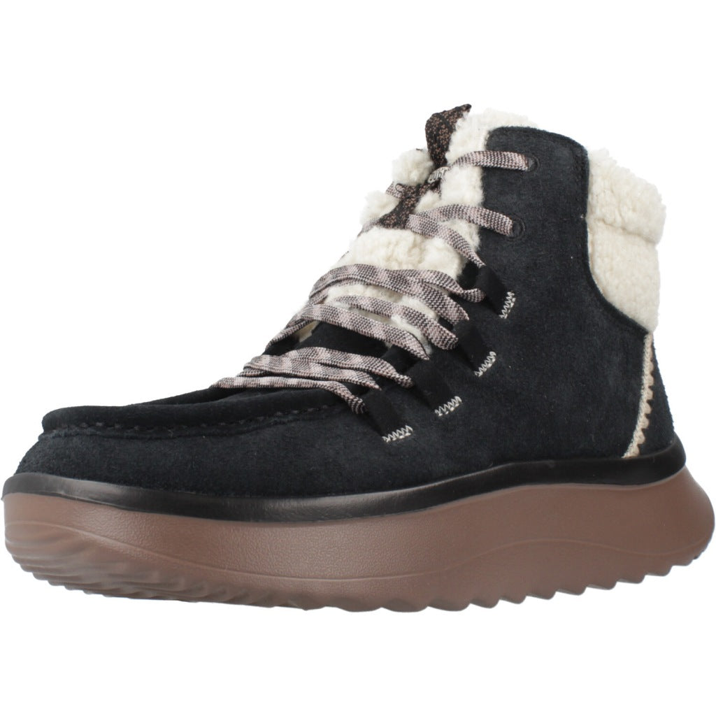 HEY DUDE WENDY PEAK APRES SUE en color BLKTAN  (1)