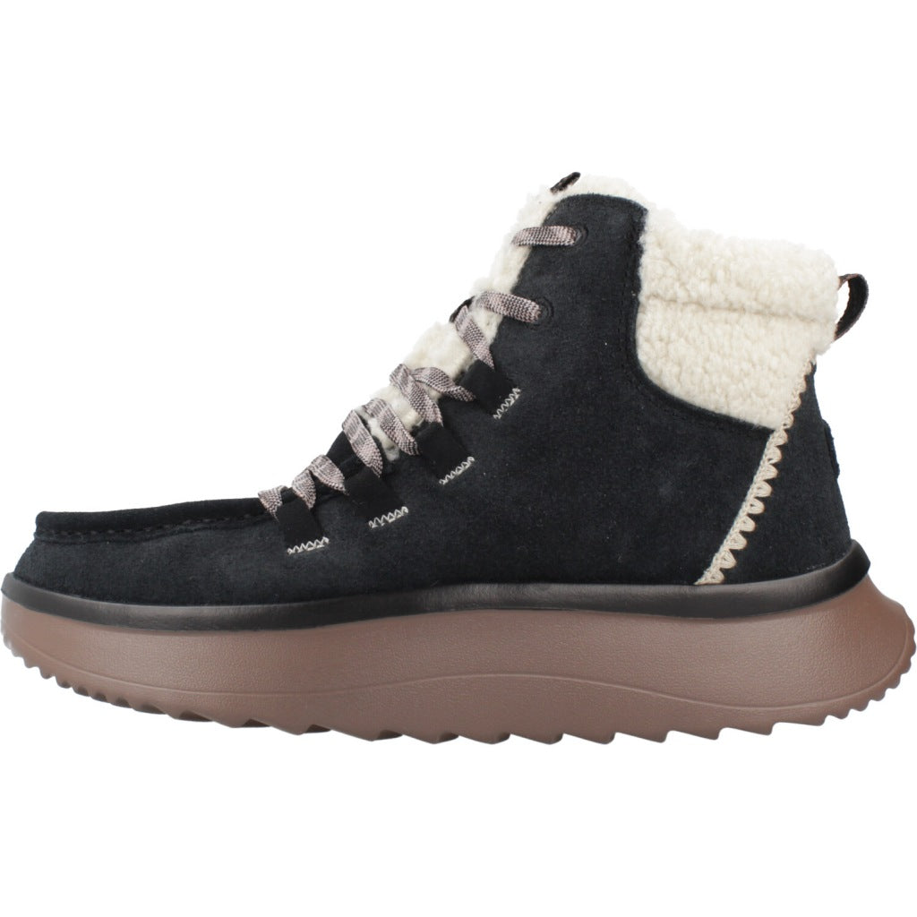 HEY DUDE WENDY PEAK APRES SUE en color BLKTAN  (2)