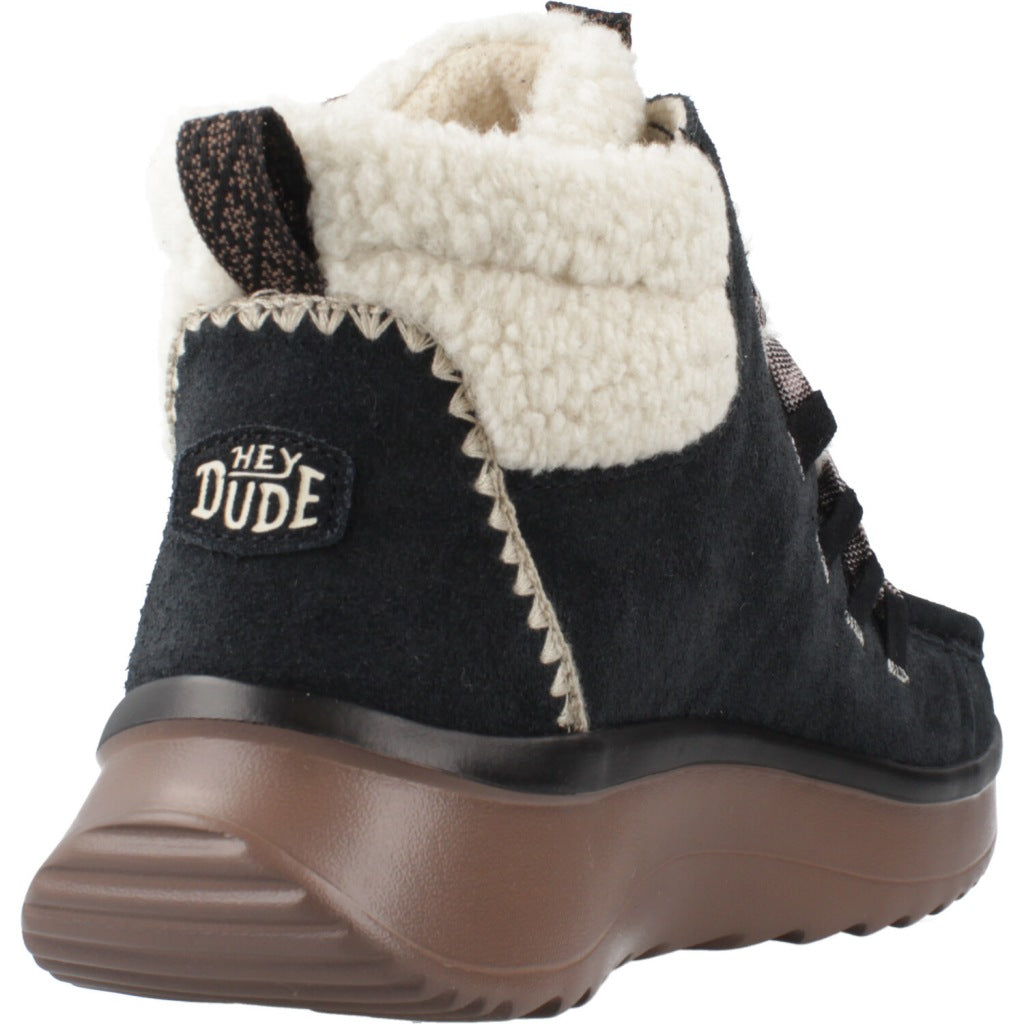 HEY DUDE WENDY PEAK APRES SUE en color BLKTAN  (3)
