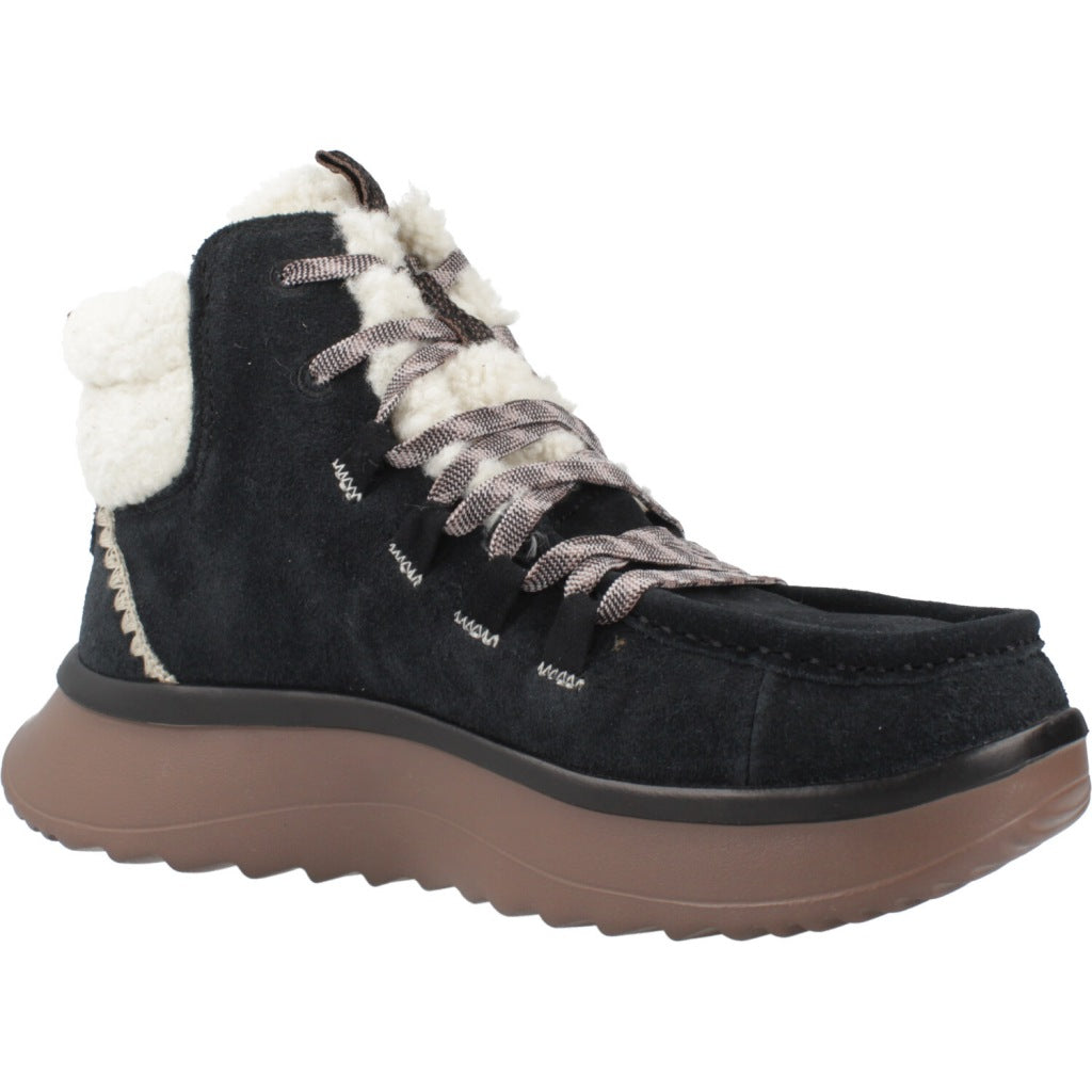 HEY DUDE WENDY PEAK APRES SUE en color BLKTAN  (5)