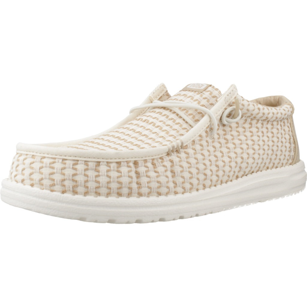 HEY DUDE WALLY WOVEN en color EGRETCRM  (1)