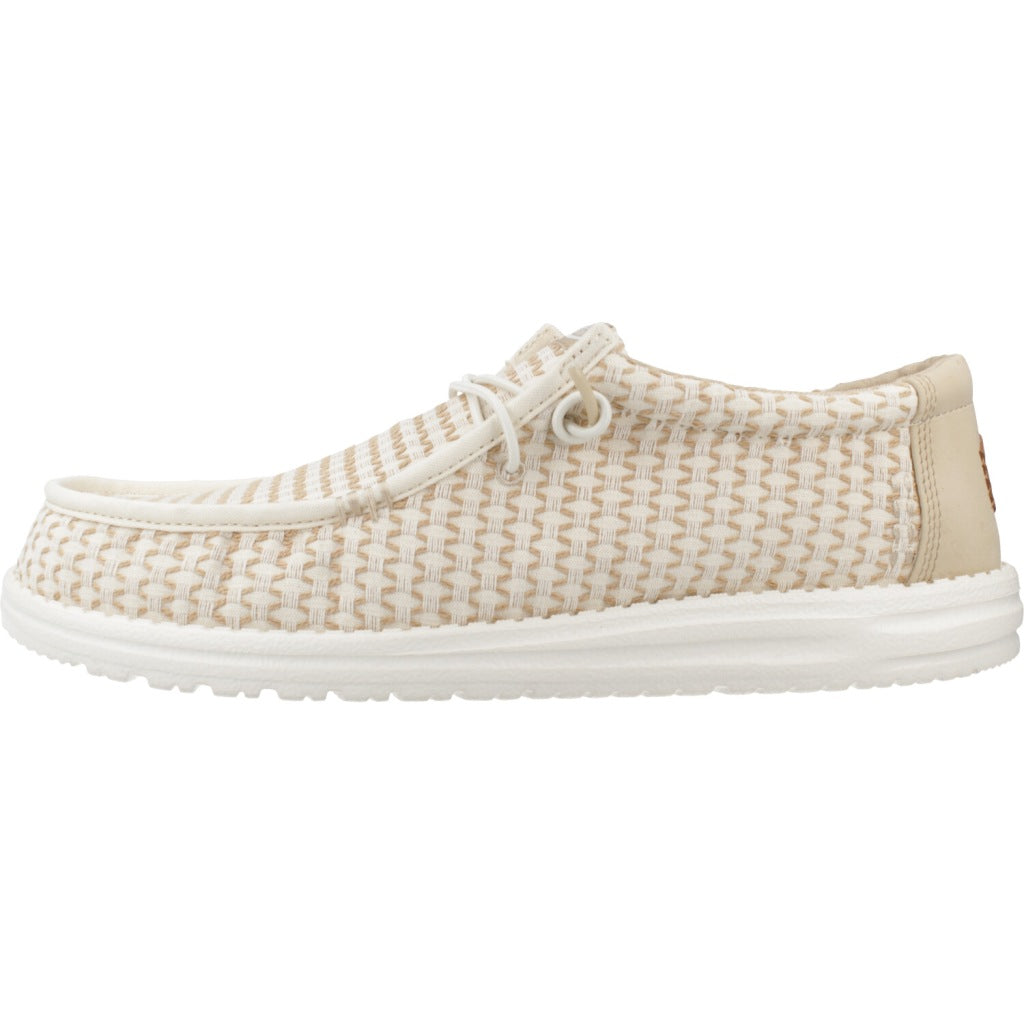 HEY DUDE WALLY WOVEN en color EGRETCRM  (2)