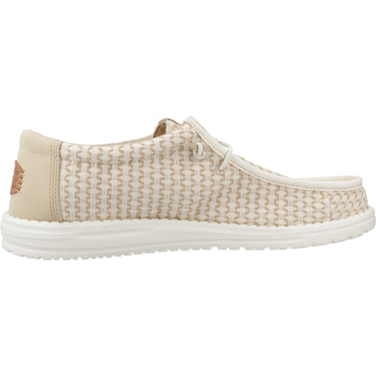 HEY DUDE WALLY WOVEN en color EGRETCRM  (4)