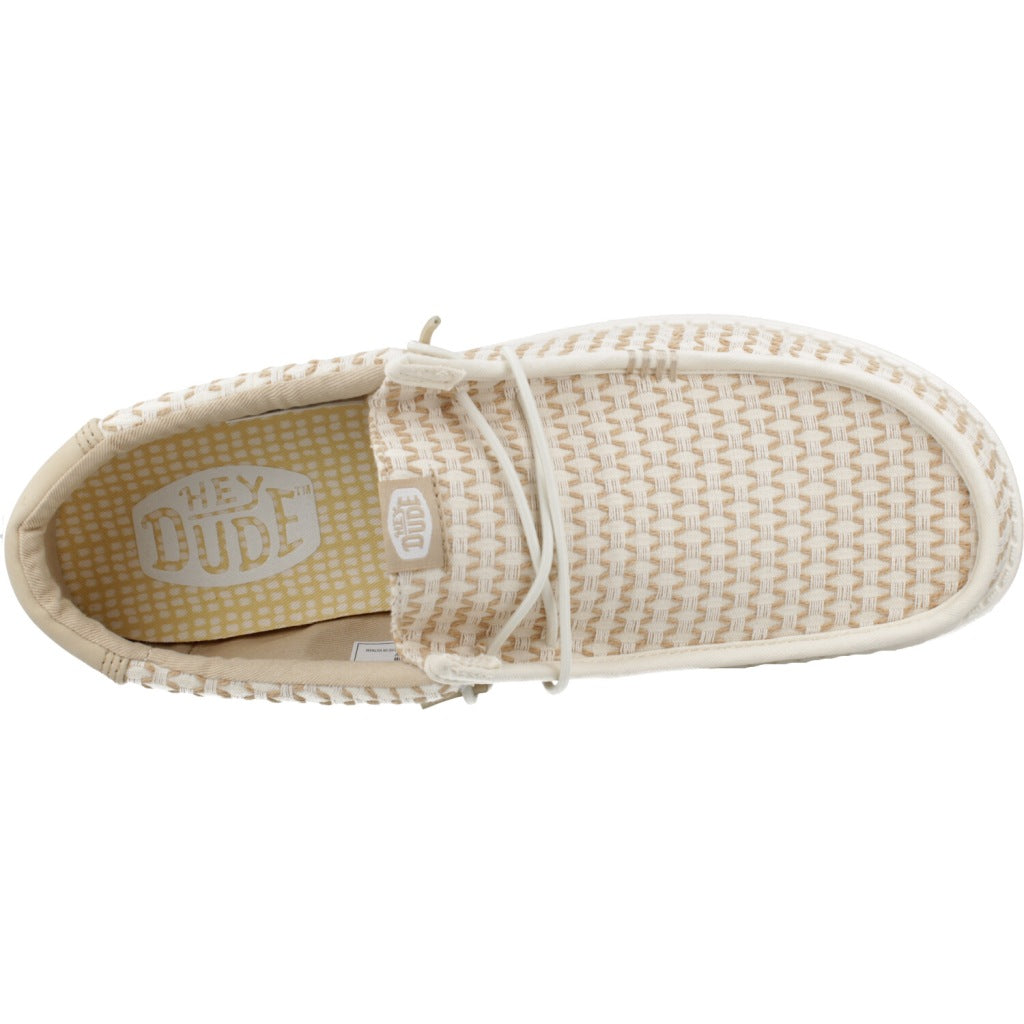 HEY DUDE WALLY WOVEN en color EGRETCRM  (6)