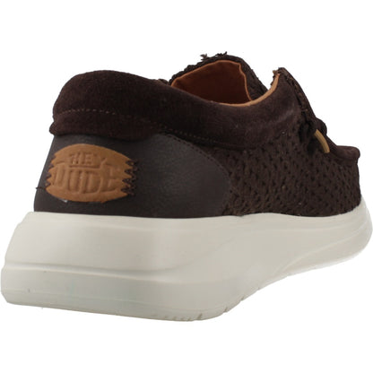 HEY DUDE WALLY COMF WOVEN en color BRWNMLT  (3)