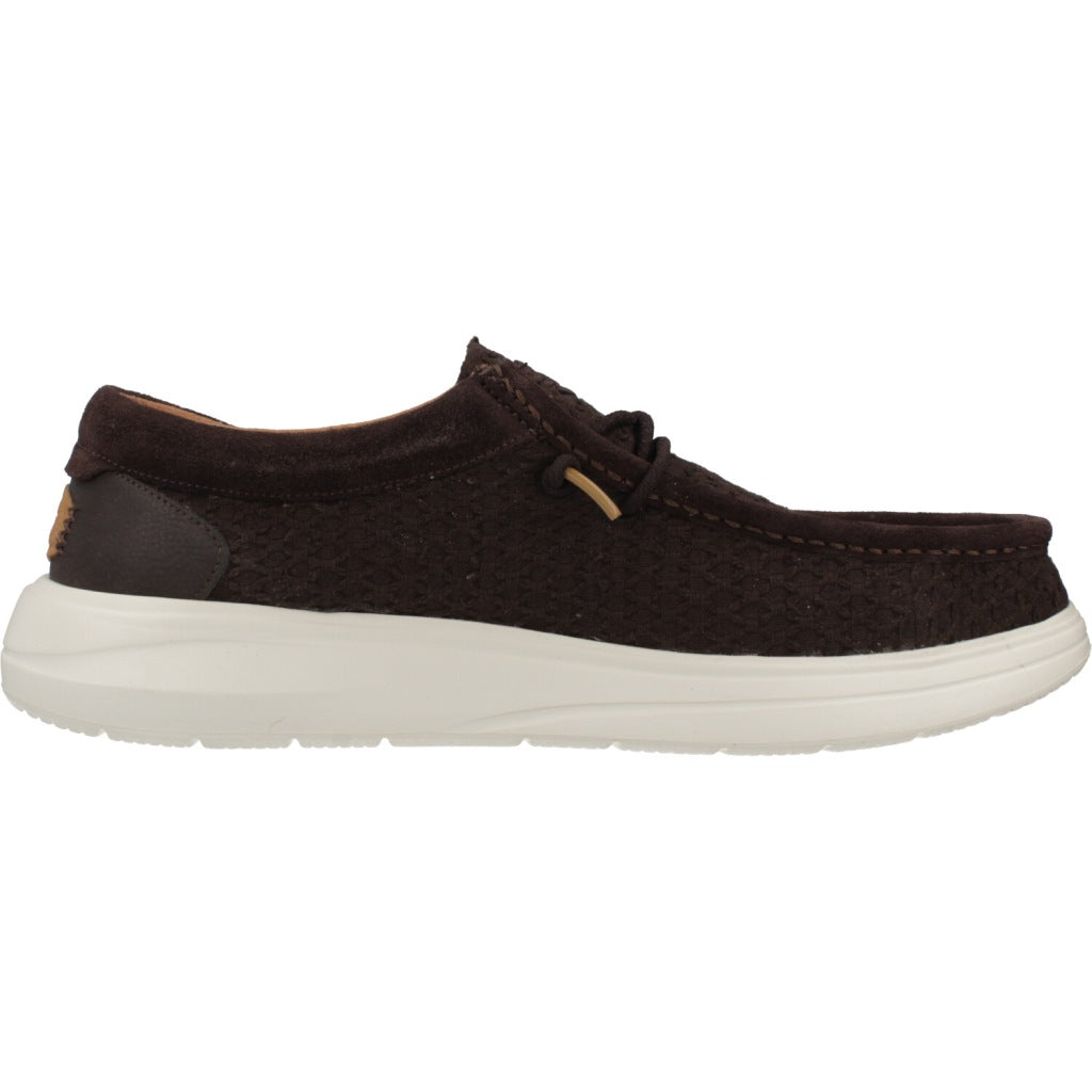 HEY DUDE WALLY COMF WOVEN en color BRWNMLT  (4)