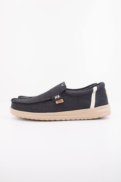 HEY DUDE MIKKA JUTE en color BLKCRM  (1)
