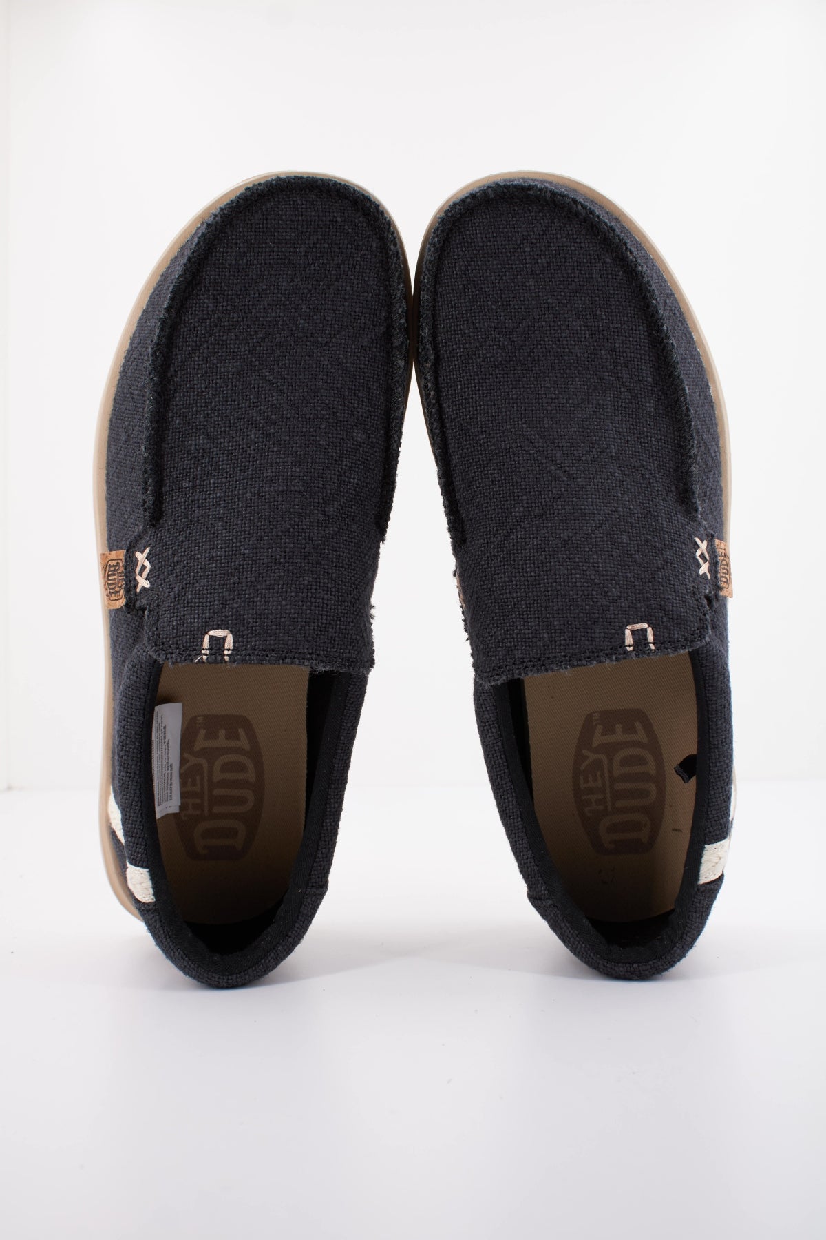 HEY DUDE MIKKA JUTE en color BLKCRM  (3)