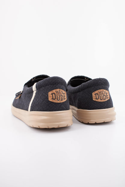 HEY DUDE MIKKA JUTE en color BLKCRM  (4)