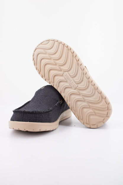 HEY DUDE MIKKA JUTE en color BLKCRM  (5)