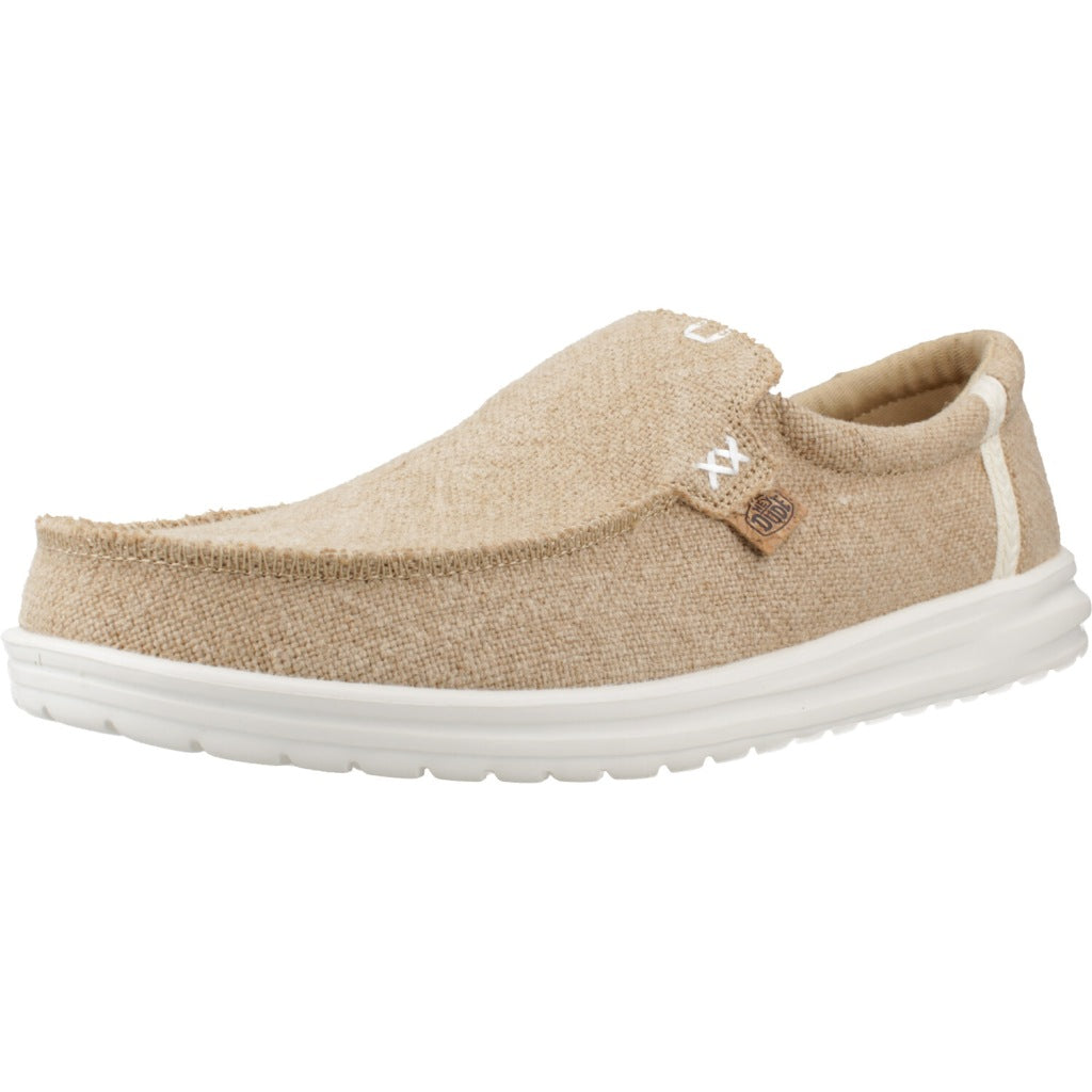 HEY DUDE MIKKA JUTE en color CREAM  (1)
