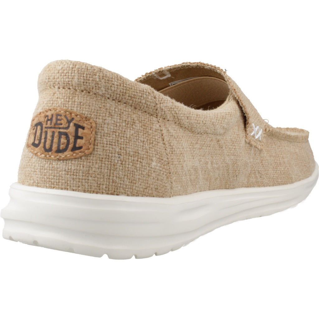 HEY DUDE MIKKA JUTE en color CREAM  (3)