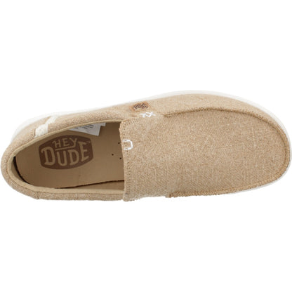 HEY DUDE MIKKA JUTE en color CREAM  (6)