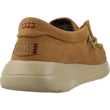 HEY DUDE WALLY COMF WORN TWIL en color BWNOLV  (3)