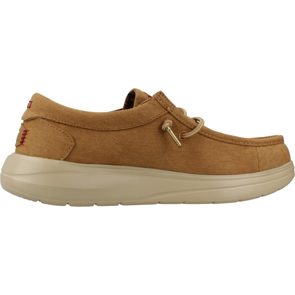 HEY DUDE WALLY COMF WORN TWIL en color BWNOLV  (4)