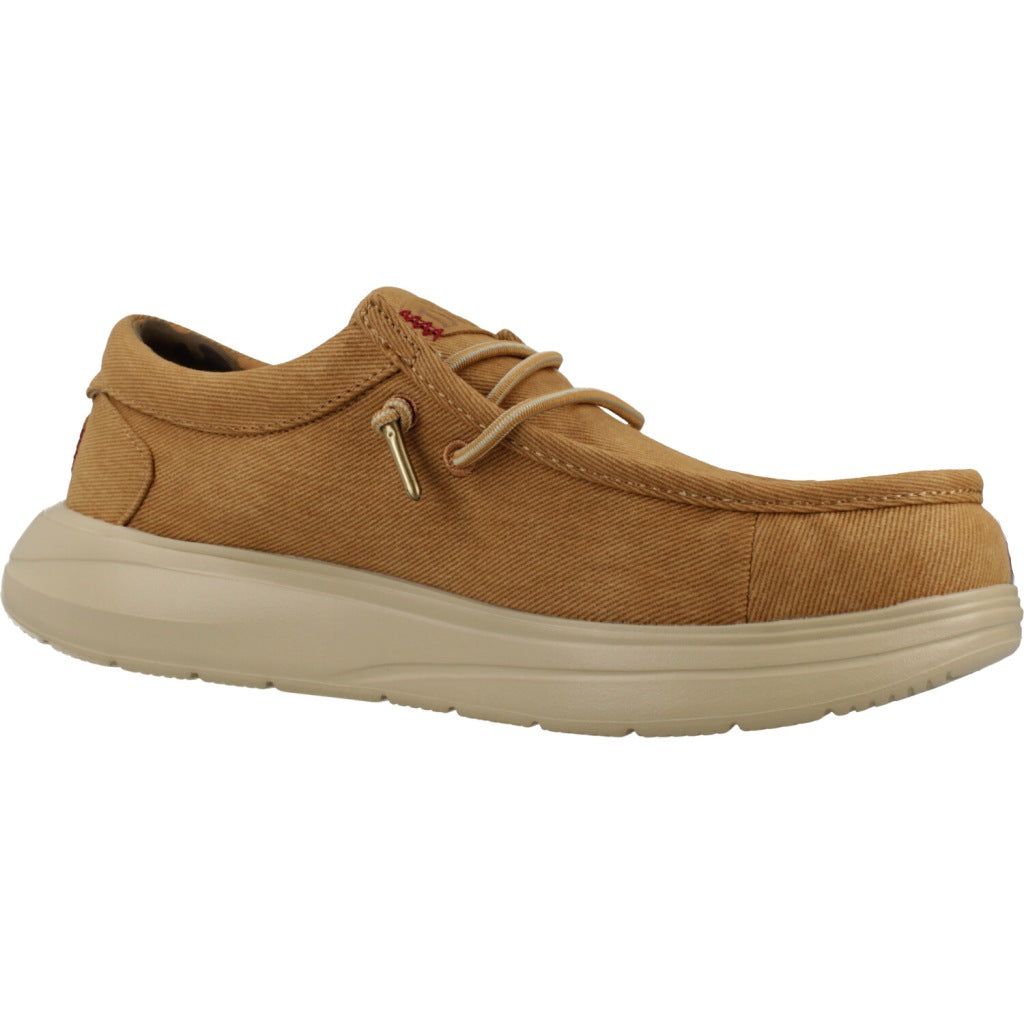 HEY DUDE WALLY COMF WORN TWIL en color BWNOLV  (5)