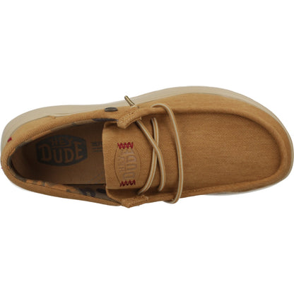 HEY DUDE WALLY COMF WORN TWIL en color BWNOLV  (6)