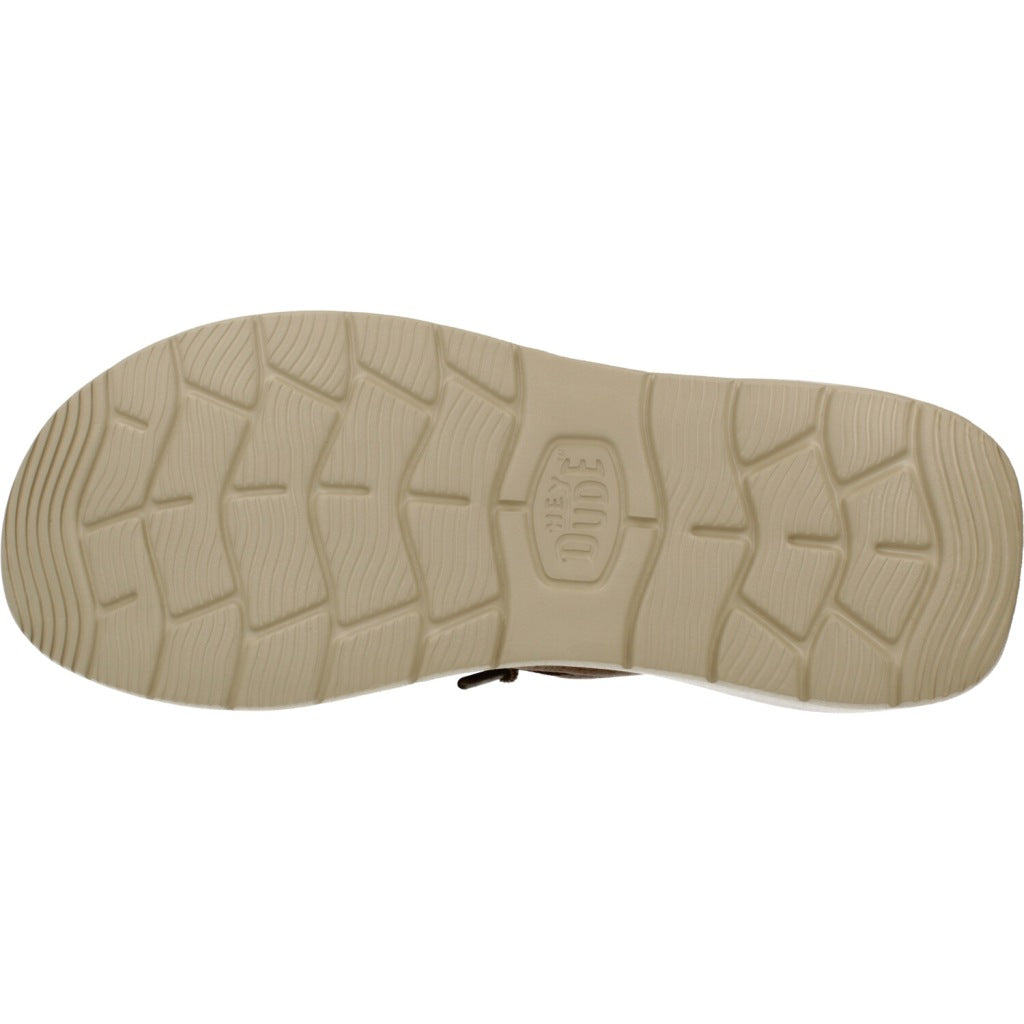 HEY DUDE WALLY COMF WORN TWIL en color BWNOLV  (7)