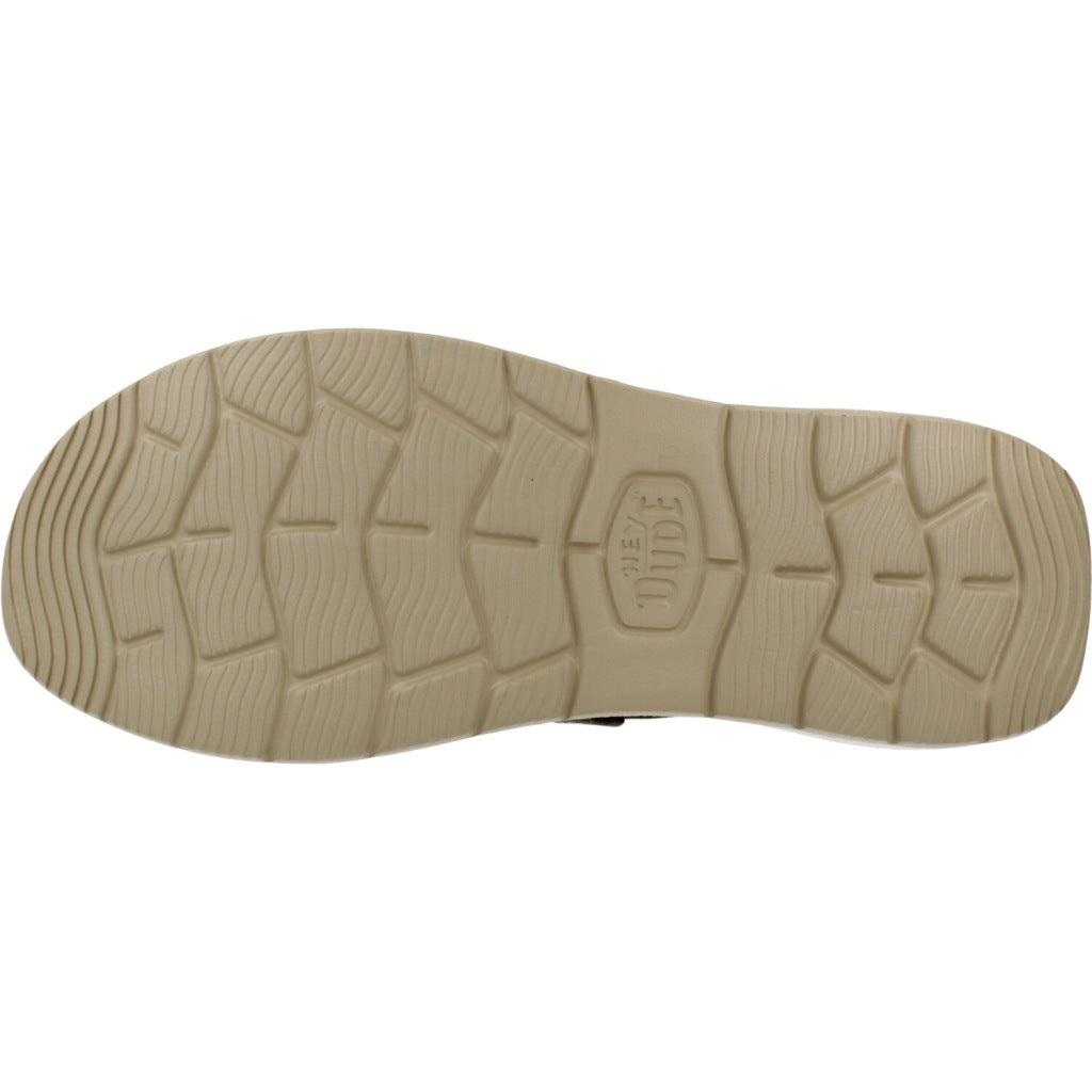 HEY DUDE WALLY COMF WORN TWIL en color OLVTAN  (6)