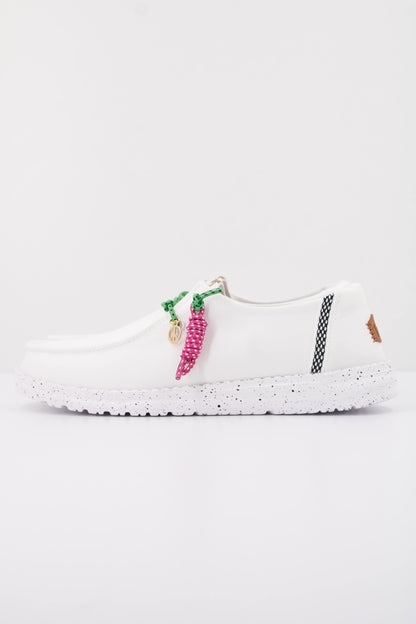 HEY DUDE  WENDY GETAWAY LACE  en color LCEWHT  (1)