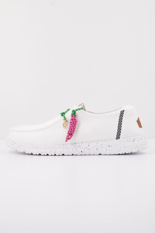 HEY DUDE  WENDY GETAWAY LACE  en color LCEWHT  (1)