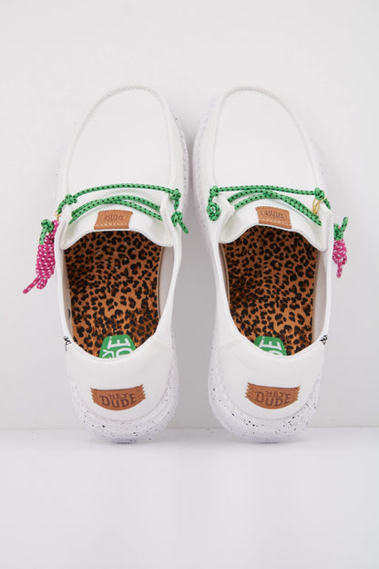 HEY DUDE  WENDY GETAWAY LACE  en color LCEWHT  (3)