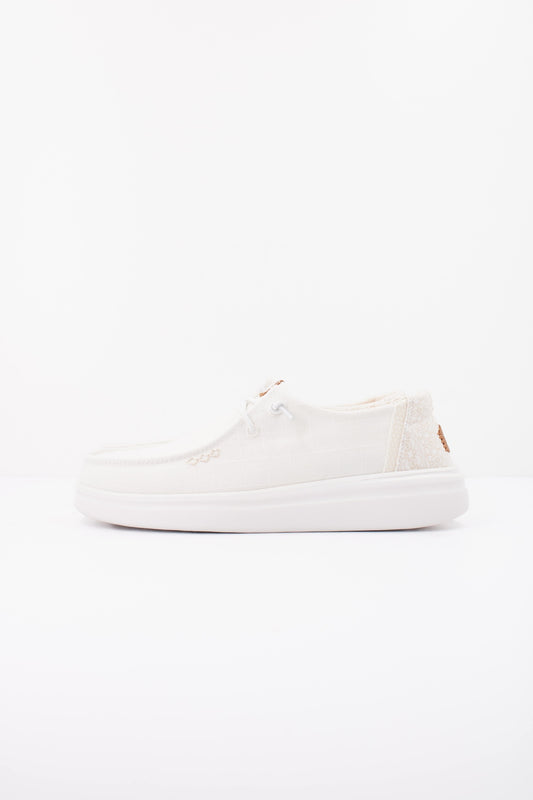 HEY DUDE WENDY RISE CHAMBRAY  en color SNWHT  (1)