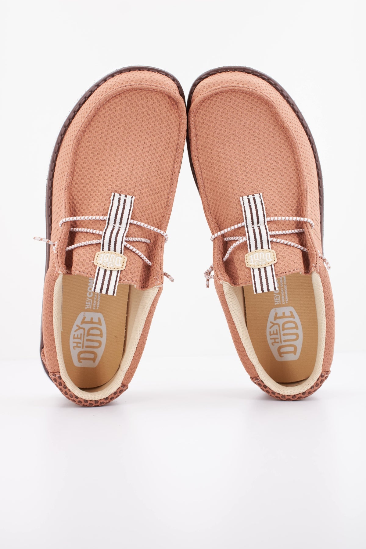 HEY DUDE WALLY MESH NEUTRALS en color MCHBRN  (3)