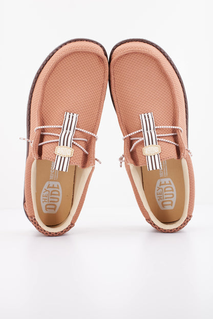HEY DUDE WALLY MESH NEUTRALS en color MCHBRN  (3)